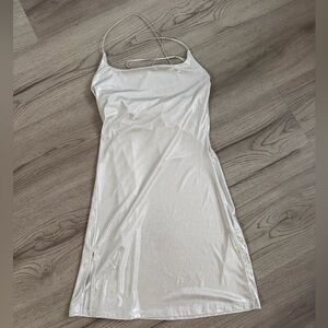 Bershka Silver Shimmer Dress